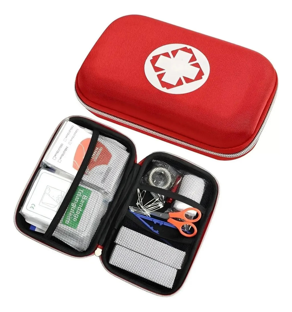 Botiquín de Primeros Auxilios Completo | Maleta Resistente para Hogar y Auto