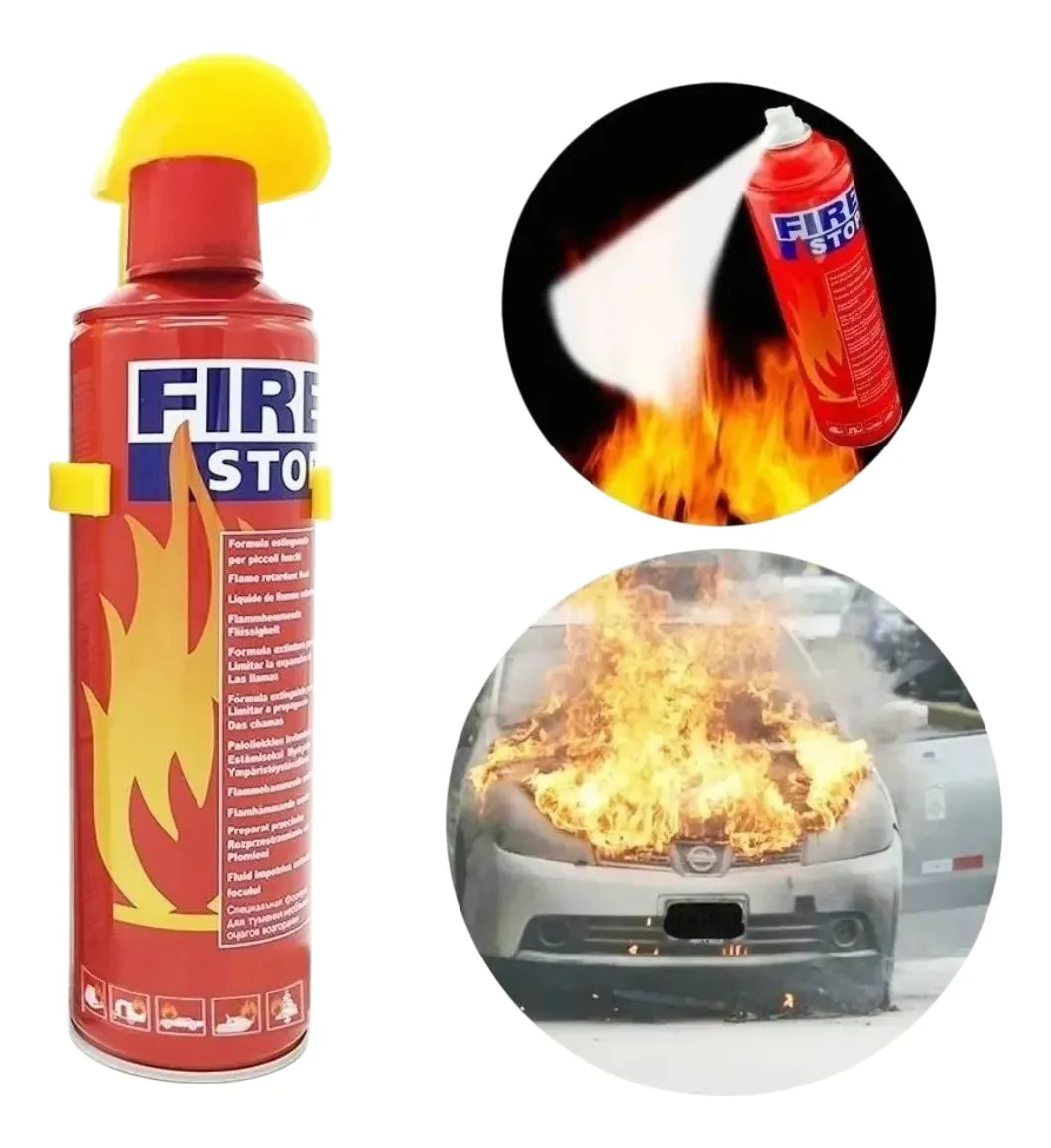 Extintor Portátil de Espuma 1 L para Auto y Hogar | Evita la Expansión de Llamas en Emergencias